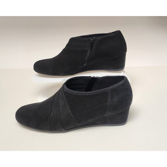 IMPO Ginette Pointed Toe Women's Wedge Heel Bootie Shoes Size 6.5W - Picture 4 of 9